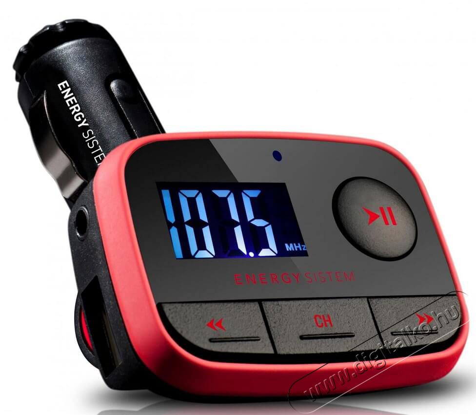 Energy Sistem EN 391233 Car Transmitter F2 - racing red Újdonságok - Új termékek - 326220