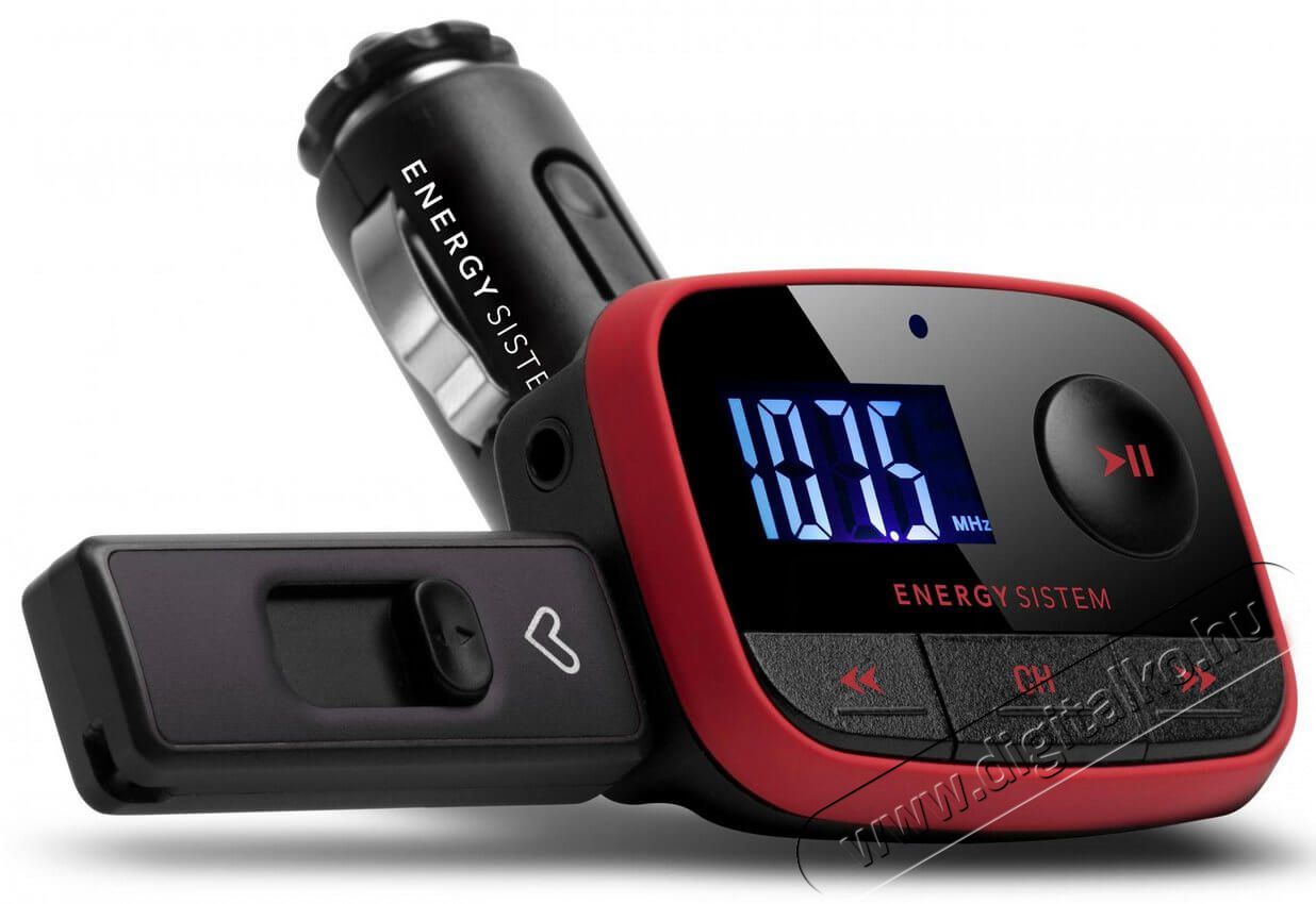Energy Sistem EN 391233 Car Transmitter F2 - racing red Újdonságok - Új termékek - 326220