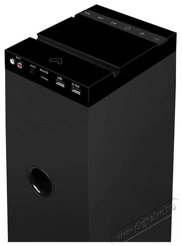 Energy Sistem EN 426010 Energy Tower 3 G2 Bluetooth hangsugárzó - fekete Audio-Video / Hifi / Multimédia - Hangfal - Hangfalszett - Hálózatról működő vezeték nélküli hangsugárzó - 331397