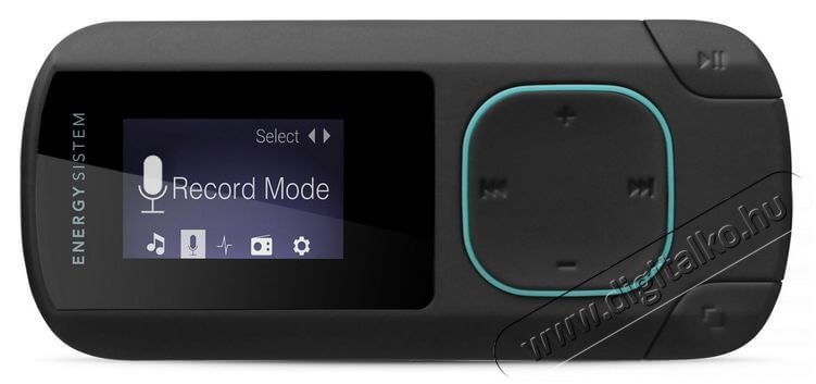 Energy Sistem EN 426508 Bluetooth-os 8GB fekete/mentazöld MP3 lejátszó Újdonságok - Új termékek - 367502