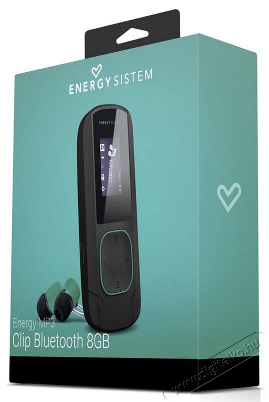 Energy Sistem EN 426508 Bluetooth-os 8GB fekete/mentazöld MP3 lejátszó Újdonságok - Új termékek - 367502