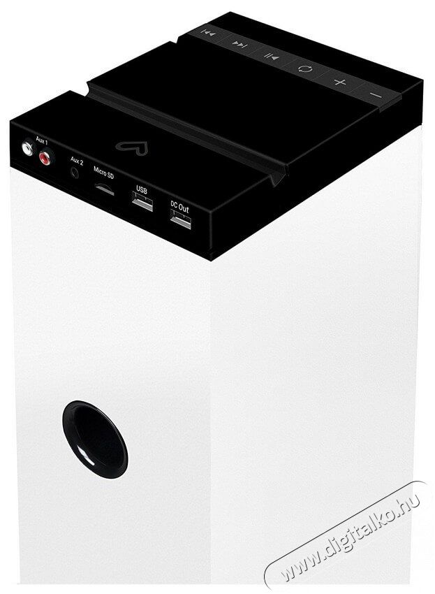 Energy Sistem EN 427239 Energy Tower 3 G2 Bluetooth hangsugárzó - fehér Audio-Video / Hifi / Multimédia - Hangfal - Hangfalszett - Hálózatról működő vezeték nélküli hangsugárzó - 331399