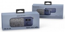 Energy Sistem EN 449958 Fabric Box Radio Bluetooth rádió - tengerészkék  Audio-Video / Hifi / Multimédia - Rádió / órás rádió - Hordozható, zseb-, táska rádió - 367504