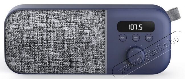 Energy Sistem EN 449958 Fabric Box Radio Bluetooth rádió - tengerészkék  Audio-Video / Hifi / Multimédia - Rádió / órás rádió - Hordozható, zseb-, táska rádió - 367504