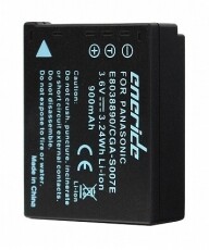 Eneride PANASONIC CGA-S 007E utángyártott akku (900mAh) Akkuk és töltők - Li-ion akkumulátor és töltő (utángyártott) - Akku - 318627