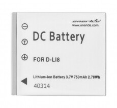 Eneride PENTAX D-LI8 utángyártott akku (750mAh) Akkuk és töltők - Li-ion akkumulátor és töltő (utángyártott) - Akku - 318620