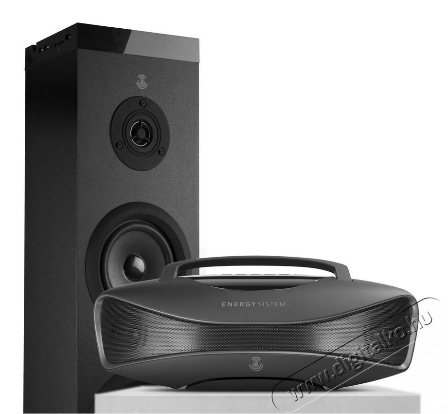 Energy Sistem EN 428038 Energy Multiroom Duo Pack Wi-Fi hangrendszer  - fekete Audio-Video / Hifi / Multimédia - Multi-room rendszer - Multi-room rendszer - 331401