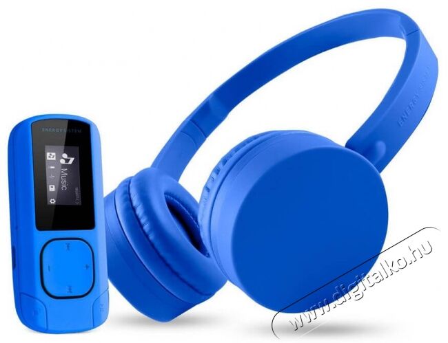 Energy Sistem EN 443857 Musik Pack Bluetooth-os 8GB MP3 lejátszó Bluetooth fejhallgatóval - kék Audio-Video / Hifi / Multimédia - Hordozható CD / DVD / Multimédia készülék - MP3/MP4 lejátszó - 367506