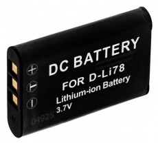 Eneride Pentax D-LI78 utángyártott akkumulátor (600mAh) Akkuk és töltők - Li-ion akkumulátor és töltő (utángyártott) - Akku - 318613