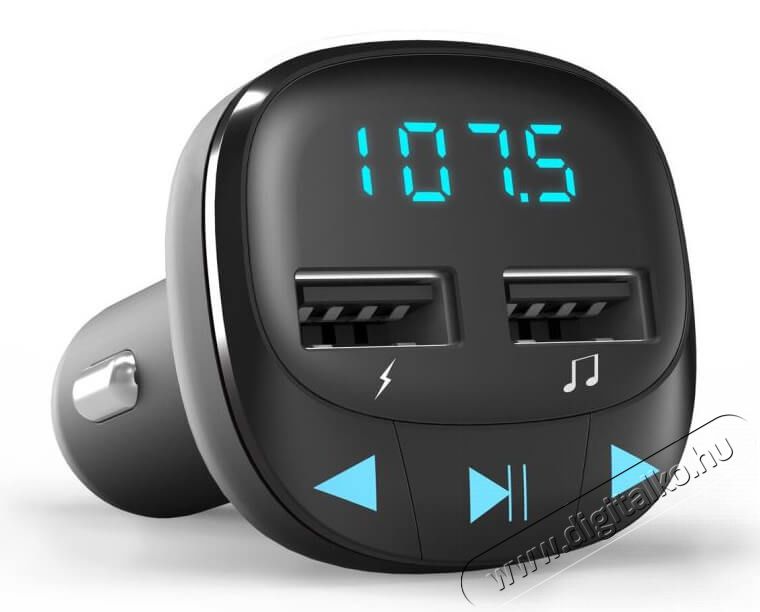 Energy Sistem EN 448241 FM transzmitter - fekete Autóhifi / Autó felszerelés - FM transzmitter / modulátor - 367517