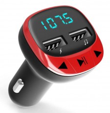 Energy Sistem EN 448258 FM transzmitter - piros Autóhifi / Autó felszerelés - FM transzmitter / modulátor - 367515