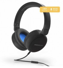 Energy Sistem EN 448814 Headphones Style 1 Talk Midnight mikrofonos fekete fejhallgató Audio-Video / Hifi / Multimédia - Fül és Fejhallgatók - Fejhallgató mikrofonnal / headset - 393596