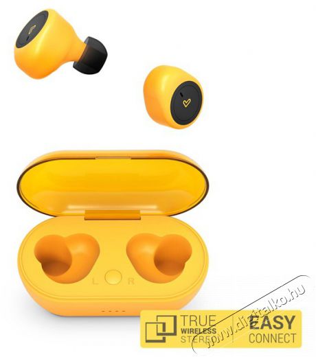 Energy Sistem EN 449798 Earphones Urban 1 True Wireless Bluetooth sárga fülhallgató Audio-Video / Hifi / Multimédia - Fül és Fejhallgatók - Fülhallgató mikrofonnal / headset - 393595