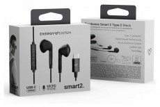 Energy Sistem EN 448982 Earphones Smart 2 Type C Fekete fülhallgató Audio-Video / Hifi / Multimédia - Fül és Fejhallgatók - Fülhallgató mikrofonnal / headset - 395088
