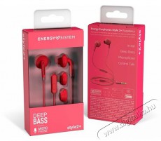 Energy Sistem EN 447176 Earphones Style 2+ Raspberry mikrofonos piros fülhallgató Audio-Video / Hifi / Multimédia - Fül és Fejhallgatók - Fülhallgató - 385303