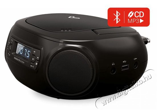Energy Sistem EN 447572 Boombox 3 Bluetooth CD lejátszó Audio-Video / Hifi / Multimédia - Hordozható CD / DVD / Multimédia készülék - Hordozható CD / Multimédia rádiómagnó / Boombox - 398710
