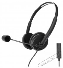 Energy Sistem EN 452026 Office 2+ fekete irodai headset Mobil / Kommunikáció / Smart - Mobiltelefon kiegészítő / tok - Headset - 385477