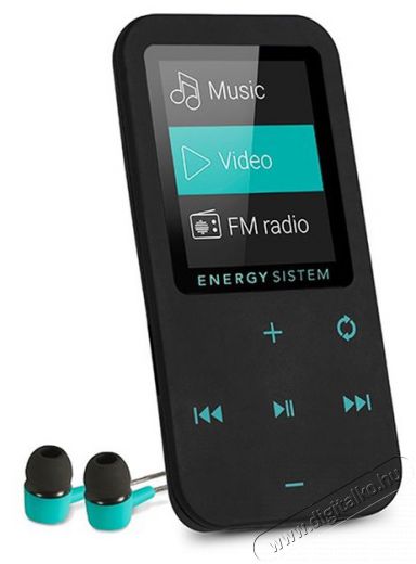 Energy Sistem EN 426461 Touch Bluetooth-os 8GB fekete/mentazöld MP4 lejátszó Audio-Video / Hifi / Multimédia - Hordozható CD / DVD / Multimédia készülék - MP3/MP4 lejátszó - 408125