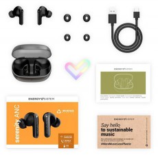 Energy Sistem EN 459124 Serenity ANC True Wireless Bluetooth fekete fülhallgató Audio-Video / Hifi / Multimédia - Fül és Fejhallgatók - Fülhallgató - 514310