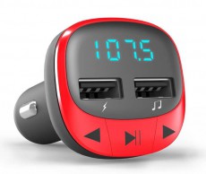 Energy Sistem EN 448258 FM transzmitter - piros Autóhifi / Autó felszerelés - FM transzmitter / modulátor - 367515