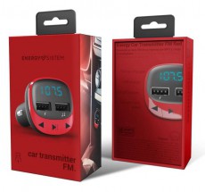 Energy Sistem EN 448258 FM transzmitter - piros Autóhifi / Autó felszerelés - FM transzmitter / modulátor - 367515