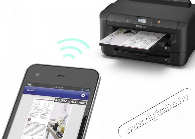 Epson WorkForce WF-7110DTW multifunkciós nyomtató Iroda és számítástechnika - Nyomtató - Multifunkciós (tintasugaras) - 307296