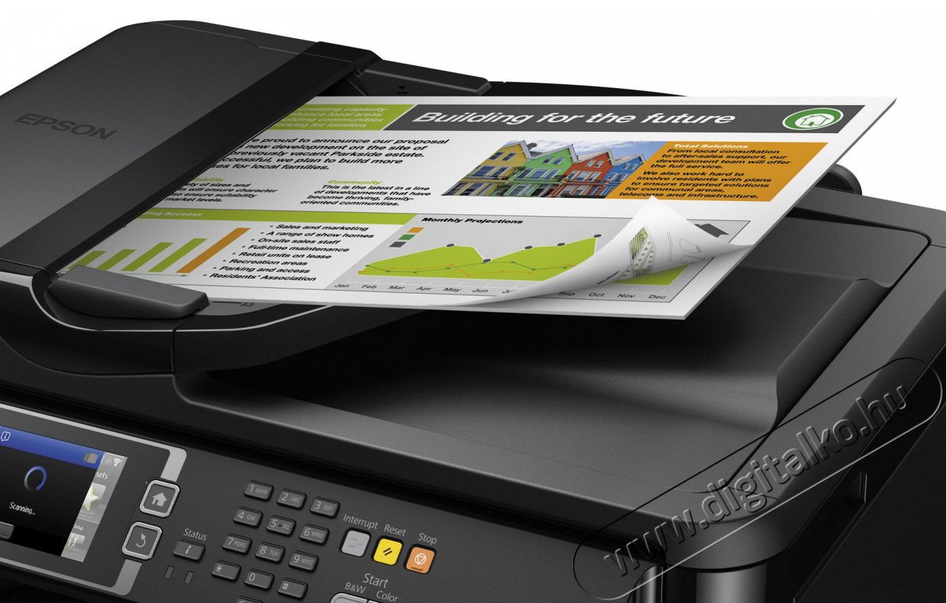 Epson WorkForce WF-7610DWF A3 multifunkciós nyomtató Iroda és számítástechnika - Nyomtató - Multifunkciós (tintasugaras) - 307297