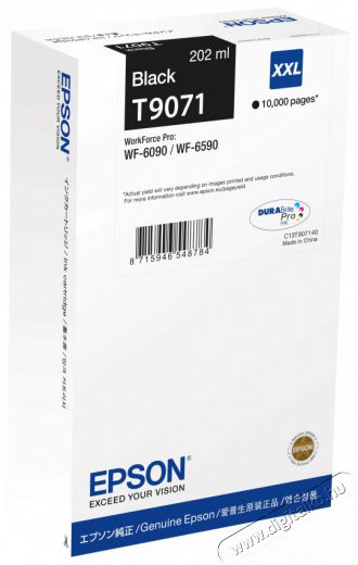 Epson WF-6590 XXL Fekete patron tintapatron Iroda és számítástechnika - Nyomtató - Kiegészítő - 384769