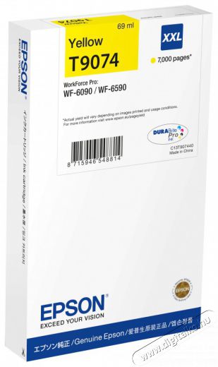 Epson WF-6590 XXL Sárga tintapatron Iroda és számítástechnika - Nyomtató - Kiegészítő - 384762