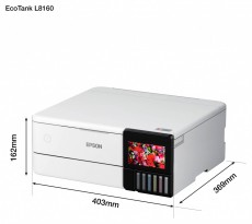 Epson EcoTank L8160 Színes tintasugaras multifunkciós fotónyomtató Iroda és számítástechnika - Nyomtató - Tintasugaras / fotónyomtató - 395129