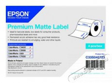 Epson S045723 PREM. MATTE LABEL 102X76 mm Iroda és számítástechnika - Címkenyomtató - Szalag címkenyomtatóhoz - 400952