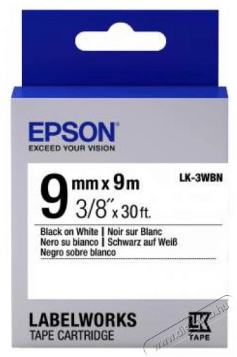 Epson S653003 B/W 9/9 SZALAG Iroda és számítástechnika - Címkenyomtató - Szalag címkenyomtatóhoz - 401899