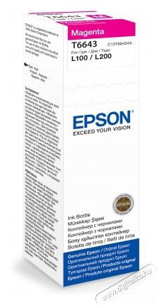Epson T6643 70ml EcoTank kompatibilis magenta tintapalack Iroda &eacute;s sz&aacute;m&iacute;t&aacute;stechnika - Nyomtat&oacute; - Kieg&eacute;sz&iacute;tő - 434541