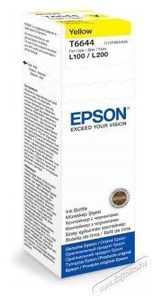 Epson T6644 70ml EcoTank kompatibilis sárga tintapalack Iroda és számítástechnika - Nyomtató - Kiegészítő - 434542