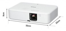 Epson CO-FH02 3LCD 3000L 12000 óra Full HD házimozi projektor Televíziók - Kivetítő - Kivetítő - 456320