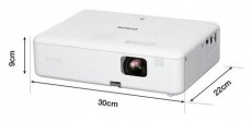 Epson CO-W01 3LCD 3000L 12000 óra WXGA projektor Televíziók - Kivetítő - Kivetítő - 456319
