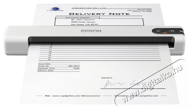 Epson Docuscanner - WorkForce DS-70 (A4, 600 DPI, 5.5 lap/perc, USB) Iroda és számítástechnika - Digitalizáló eszköz - Szkenner - 487116