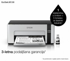 Epson Tintasugaras nyomtat&oacute; - EcoTank M1100 (A4, 1440x720 DPI, 32 lap/perc, USB) Iroda &eacute;s sz&aacute;m&iacute;t&aacute;stechnika - Nyomtat&oacute; - Tintasugaras / fot&oacute;nyomtat&oacute; - 486912