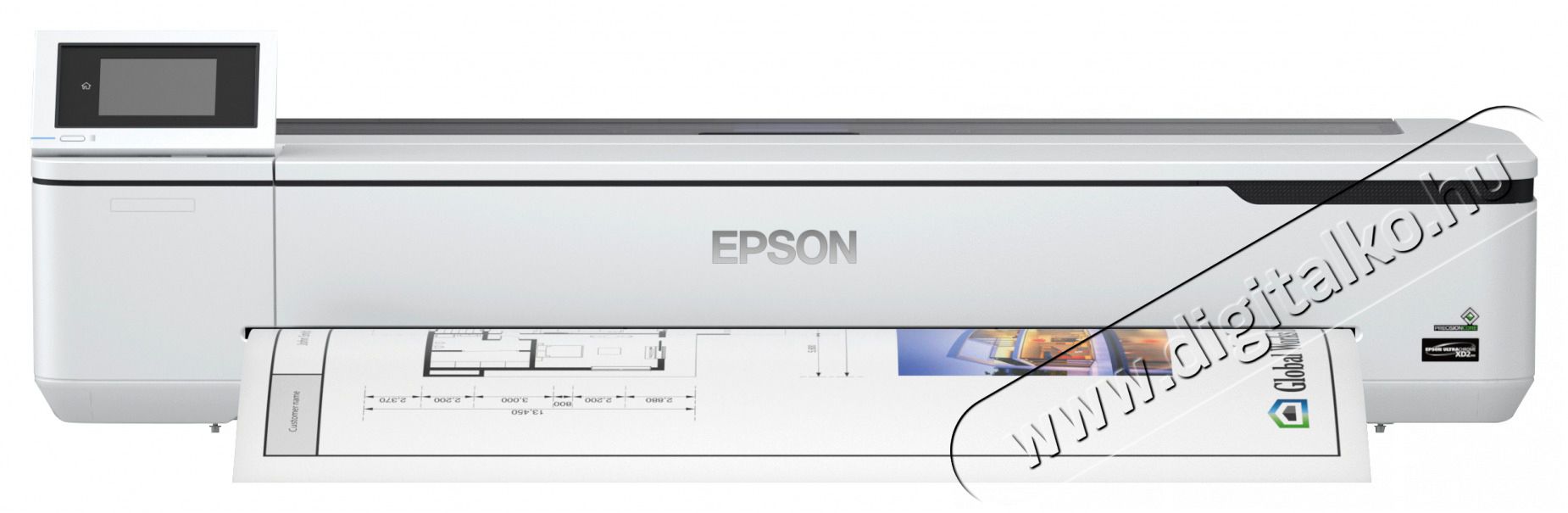 Epson Tintasugaras Plotter - SureColor SC-T5100N (A0, sz&iacute;nes, 2400x1200 DPI, USB/LAN/Wifi) Iroda &eacute;s sz&aacute;m&iacute;t&aacute;stechnika - Nyomtat&oacute; - Tintasugaras / fot&oacute;nyomtat&oacute; - 486086