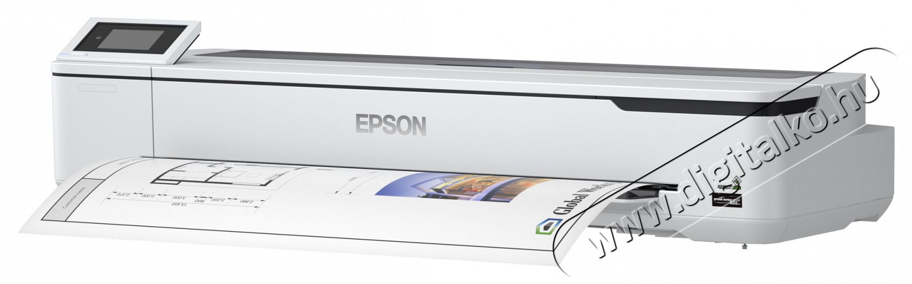 Epson Tintasugaras Plotter - SureColor SC-T5100N (A0, sz&iacute;nes, 2400x1200 DPI, USB/LAN/Wifi) Iroda &eacute;s sz&aacute;m&iacute;t&aacute;stechnika - Nyomtat&oacute; - Tintasugaras / fot&oacute;nyomtat&oacute; - 486086