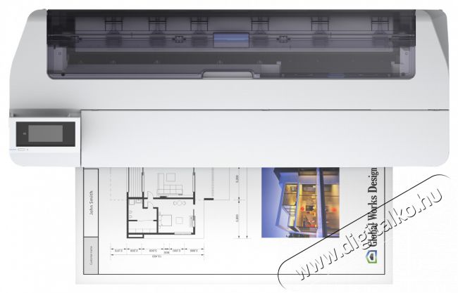 Epson Tintasugaras Plotter - SureColor SC-T5100N (A0, sz&iacute;nes, 2400x1200 DPI, USB/LAN/Wifi) Iroda &eacute;s sz&aacute;m&iacute;t&aacute;stechnika - Nyomtat&oacute; - Tintasugaras / fot&oacute;nyomtat&oacute; - 486086