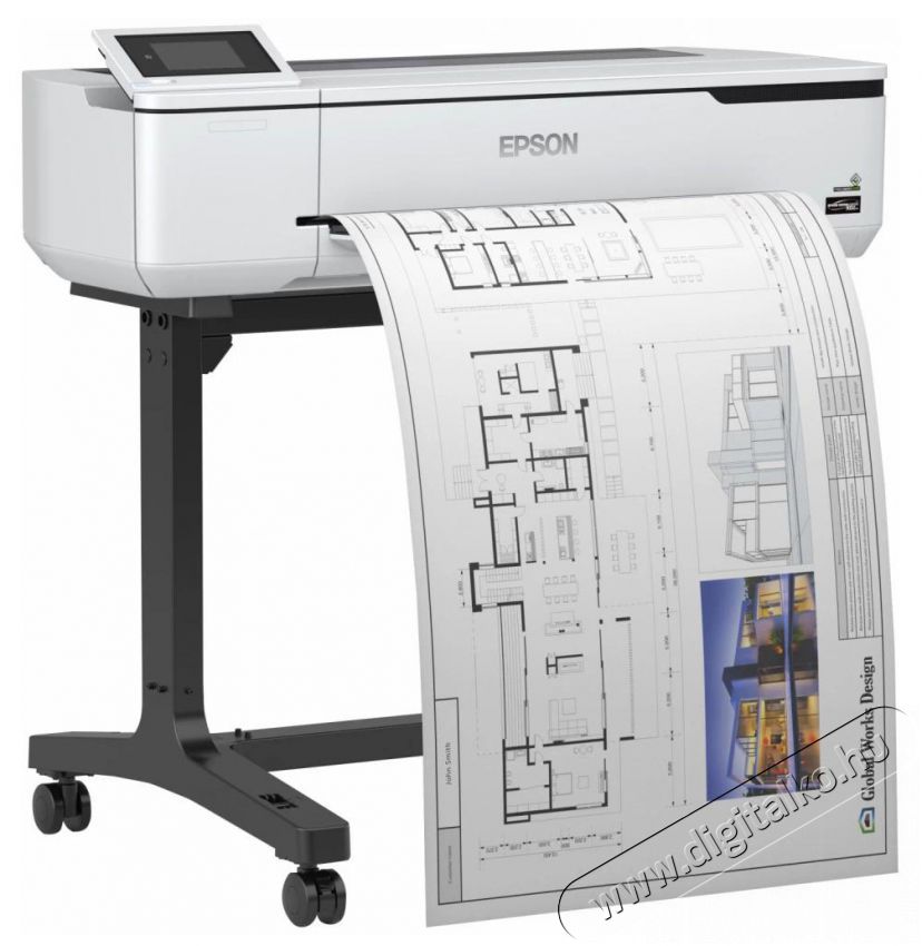 Epson Tintasugaras Plotter - SureColor SC-T3100 (A1, sz&iacute;nes, 2400x1200 DPI, USB/LAN/Wifi/Wifi direct) Iroda &eacute;s sz&aacute;m&iacute;t&aacute;stechnika - Nyomtat&oacute; - Tintasugaras / fot&oacute;nyomtat&oacute; - 485944