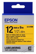 Epson S654014 LK4YBW STRNG ADH BLK/YELL 12/9 Iroda és számítástechnika - Címkenyomtató - Szalag címkenyomtatóhoz - 401907