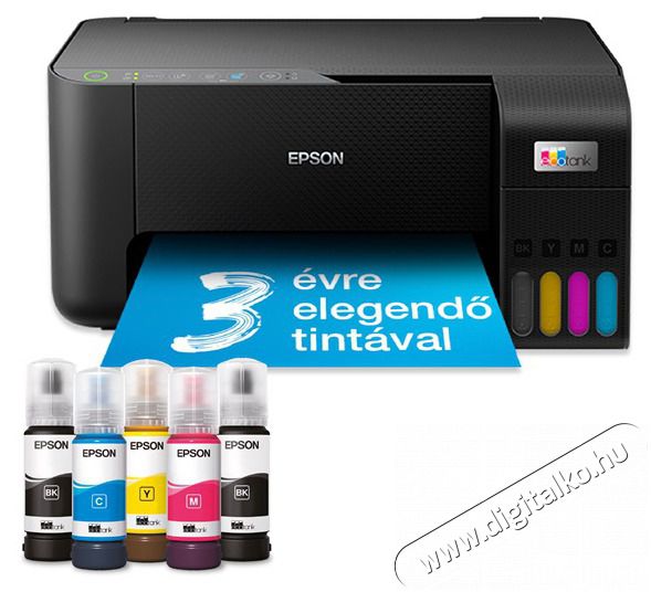 Epson EcoTank L3270 sz&iacute;nes multifunkci&oacute;s tintasugaras nyomtat&oacute; Iroda &eacute;s sz&aacute;m&iacute;t&aacute;stechnika - Nyomtat&oacute; - Tintasugaras / fot&oacute;nyomtat&oacute; - 516264