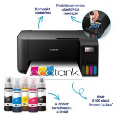 Epson EcoTank L3270 sz&iacute;nes multifunkci&oacute;s tintasugaras nyomtat&oacute; Iroda &eacute;s sz&aacute;m&iacute;t&aacute;stechnika - Nyomtat&oacute; - Tintasugaras / fot&oacute;nyomtat&oacute; - 516264