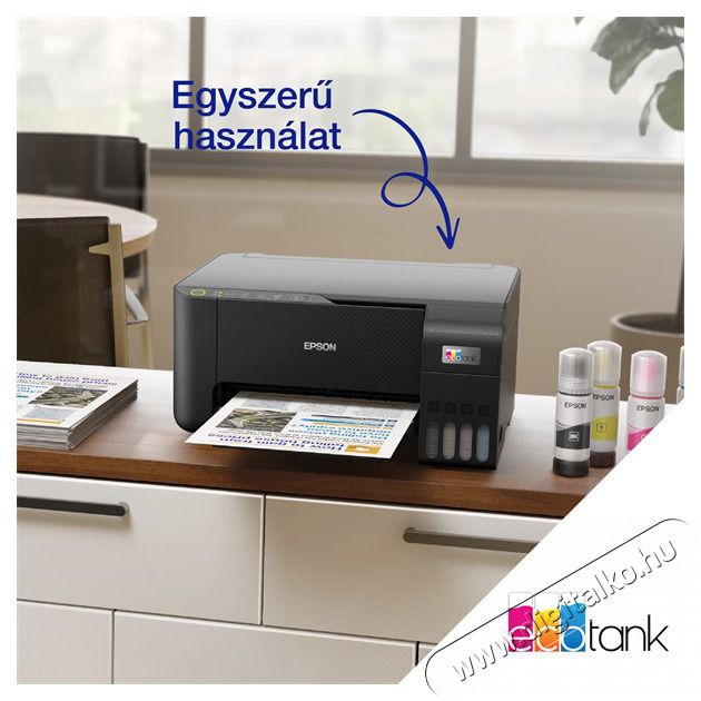 Epson EcoTank L3270 sz&iacute;nes multifunkci&oacute;s tintasugaras nyomtat&oacute; Iroda &eacute;s sz&aacute;m&iacute;t&aacute;stechnika - Nyomtat&oacute; - Tintasugaras / fot&oacute;nyomtat&oacute; - 516264