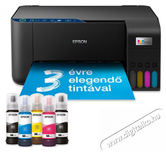 Epson EcoTank L3271 színes multifunkciós tintasugaras nyomtató Iroda és számítástechnika - Nyomtató - Tintasugaras / fotónyomtató - 516265