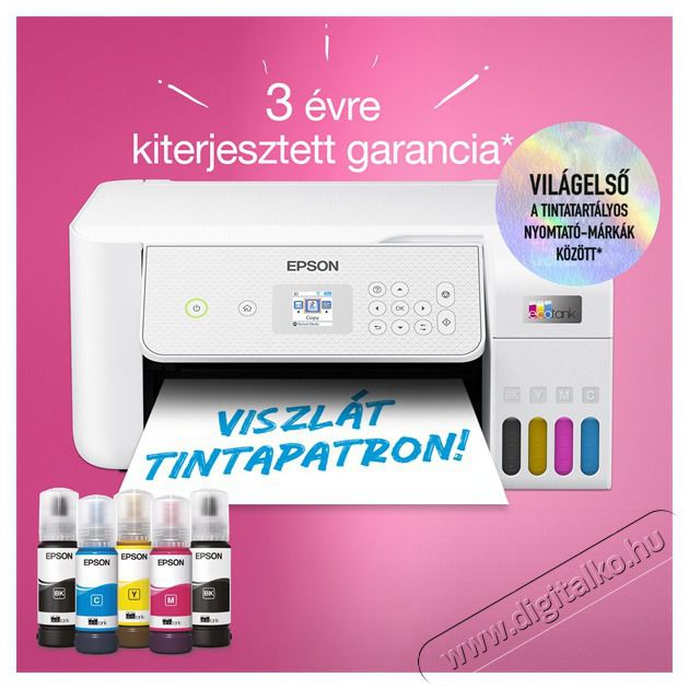 Epson EcoTank L3286 sz&iacute;nes multifunkci&oacute;s tintasugaras nyomtat&oacute; Iroda &eacute;s sz&aacute;m&iacute;t&aacute;stechnika - Nyomtat&oacute; - Multifunkci&oacute;s (tintasugaras) - 516234