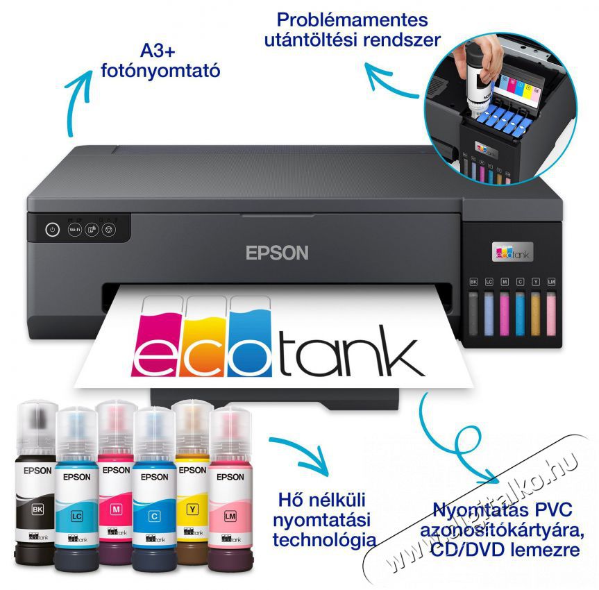 Epson EcoTank L18050 Nyomtat&oacute; Iroda &eacute;s sz&aacute;m&iacute;t&aacute;stechnika - Nyomtat&oacute; - Tintasugaras / fot&oacute;nyomtat&oacute; - 530582