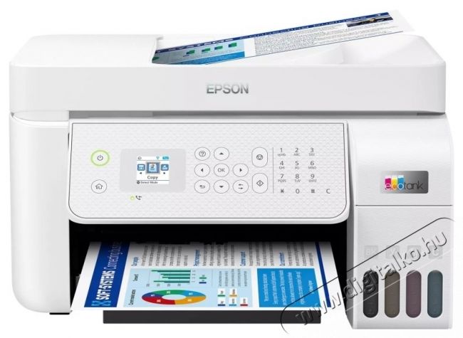 Epson EcoTank L5316 Multifunkci&oacute;s tintasugaras nyomtat&oacute;, A4, Sz&iacute;nes, 10 oldal/perc, USB, H&aacute;l&oacute;zat, Wireless, Feh&eacute;r Iroda &eacute;s sz&aacute;m&iacute;t&aacute;stechnika - Nyomtat&oacute; - Multifunkci&oacute;s (tintasugaras) - 532548